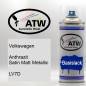 Preview: Volkswagen, Anthrazit Satin Matt Metallic, LV7D: 400ml Sprühdose, von ATW Autoteile West.